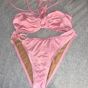 Lucy in the sky Pink shimmer bikini